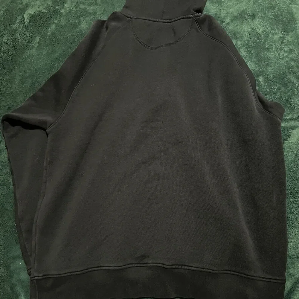 Russell Athletic Men's: Large‎ Active Half Zip Navy Blue Pullover Hoodie - Picture 3 of 5